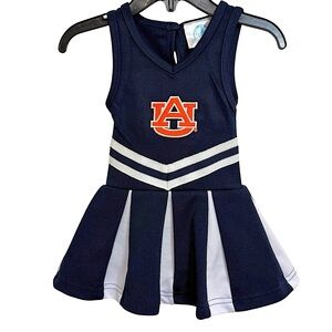 Two Feet Ahead Infant Girls Auburn Tigers 1pc Cheerleading Outfit Size 6 Months
